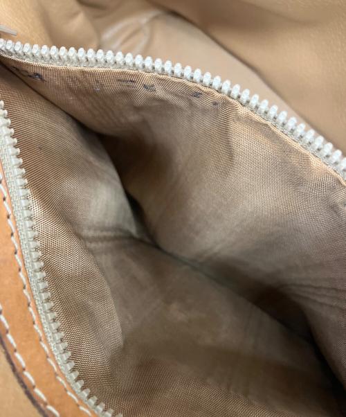 CELINE（セリーヌ）CELINE (セリーヌ) ハンドバッグ マカダム柄※ショルダーストラップ欠品 ブラウンの古着・服飾アイテム