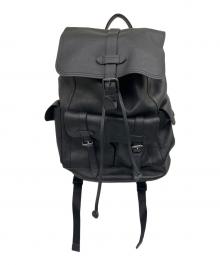 COACH（コーチ）の古着「ハドソンバックパック ※絞り紐の先端パーツ破損」｜ブラック