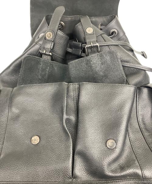 COACH（コーチ）COACH (コーチ) ハドソンバックパック ※絞り紐の先端パーツ破損 ブラックの古着・服飾アイテム