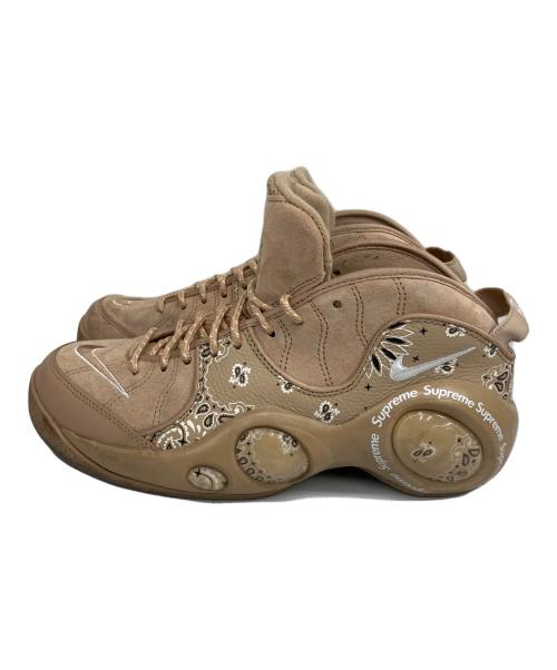 NIKE（ナイキ）NIKE (ナイキ) Supreme (シュプリーム) AIR ZOOM Flight(エアズームフライト) 95 SP ベージュ サイズ:26.5の古着・服飾アイテム