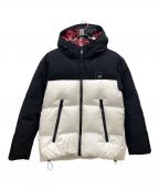 BLACK LABEL CRESTBRIDGEブラックレーベル クレストブリッジ）の古着「ダウンジャケット」｜ブラック×ホワイト