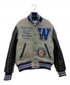 whitesvilleホワイツビル）の古着「スタジャン」｜グレー×ブラック