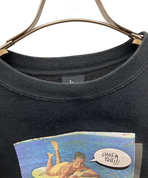 stussy（ステューシー）stussy (ステューシー) クルーネックスウェット ブラック サイズ:Lの古着・服飾アイテム