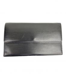LOUIS VUITTON（ルイ ヴィトン）の古着「長財布」｜ブラック