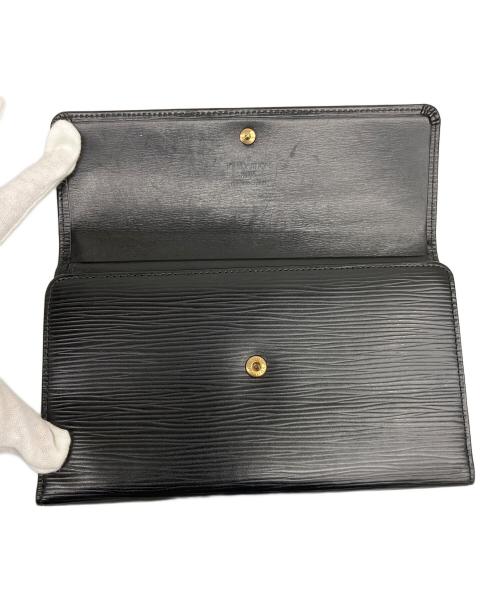 LOUIS VUITTON（ルイ ヴィトン）LOUIS VUITTON (ルイ ヴィトン) 長財布 ブラックの古着・服飾アイテム