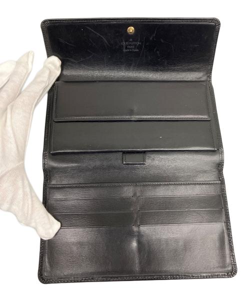 LOUIS VUITTON（ルイ ヴィトン）LOUIS VUITTON (ルイ ヴィトン) 長財布 ブラックの古着・服飾アイテム