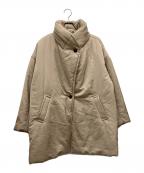 Lourenローレン）の古着「中綿ジャケット」｜ベージュ