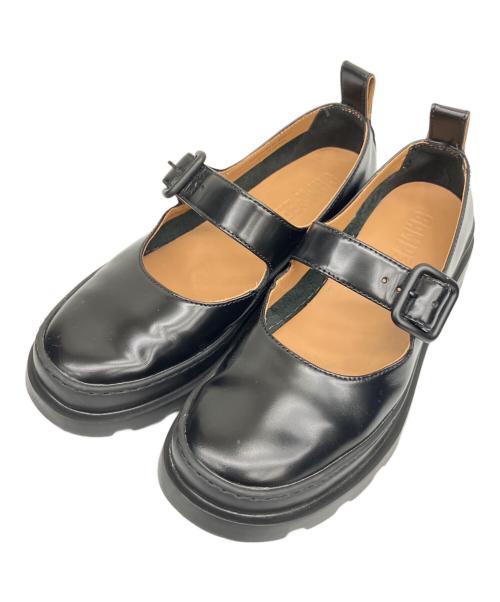 CAMPER（カンペール）CAMPER (カンペール) フラットシューズ ブラック サイズ:38の古着・服飾アイテム