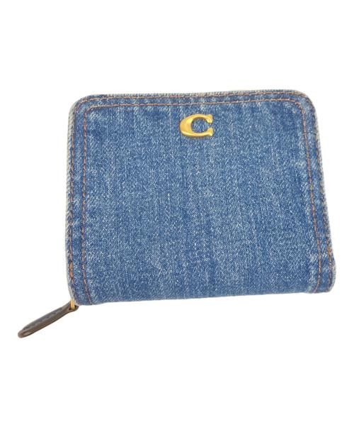 COACH（コーチ）COACH (コーチ) 2つ折り財布 エッセンシャルビルフォード ブルーの古着・服飾アイテム