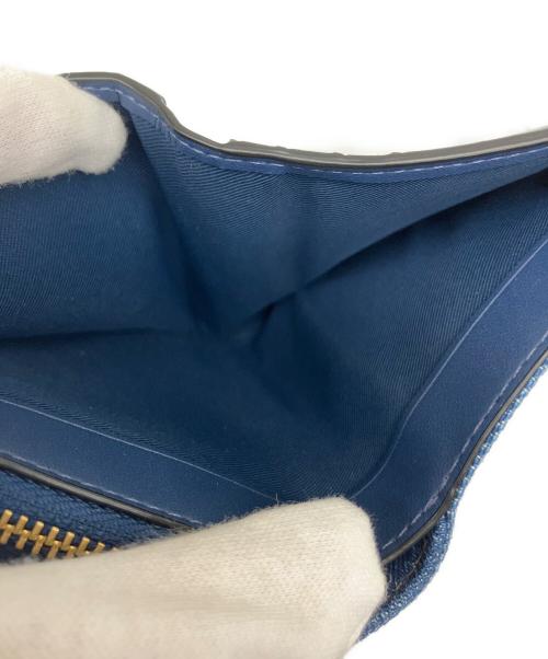 COACH（コーチ）COACH (コーチ) 2つ折り財布 エッセンシャルビルフォード ブルーの古着・服飾アイテム