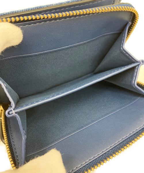COACH（コーチ）COACH (コーチ) 2つ折り財布 エッセンシャルビルフォード ブルーの古着・服飾アイテム