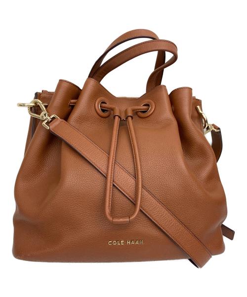 COLE HAAN（コールハーン）COLE HAAN (コールハーン) バケットバッグ ブラウンの古着・服飾アイテム
