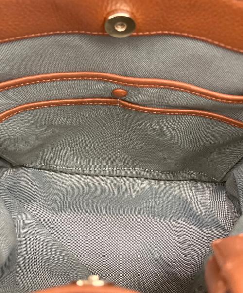 COLE HAAN（コールハーン）COLE HAAN (コールハーン) バケットバッグ ブラウンの古着・服飾アイテム