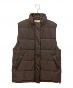 Plageプラージュ）の古着「中綿ベスト」｜ブラウン