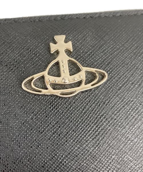 Vivienne Westwood（ヴィヴィアンウエストウッド）Vivienne Westwood (ヴィヴィアンウエストウッド) 長財布 サフィアーノ ブラックの古着・服飾アイテム
