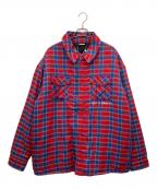 NERDYノルディ）の古着「シャツジャケット」｜レッド×ブルー