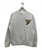 MONCLERモンクレール）の古着「ロゴワッペンスウェット」｜ホワイト