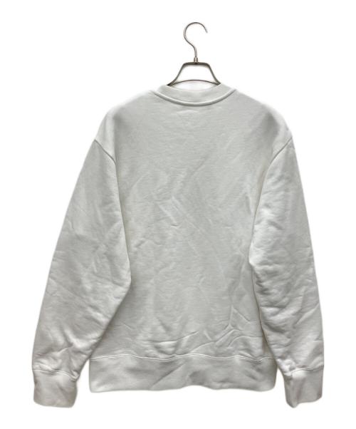 MONCLER（モンクレール）MONCLER (モンクレール) ロゴワッペンスウェット ホワイト サイズ:Mの古着・服飾アイテム