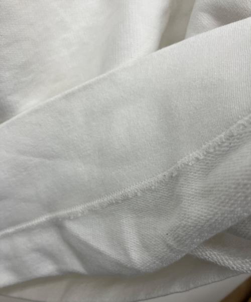 MONCLER（モンクレール）MONCLER (モンクレール) ロゴワッペンスウェット ホワイト サイズ:Mの古着・服飾アイテム