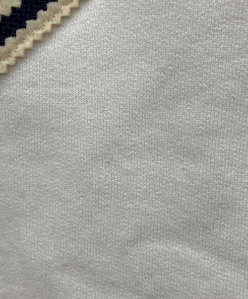 MONCLER（モンクレール）MONCLER (モンクレール) ロゴワッペンスウェット ホワイト サイズ:Mの古着・服飾アイテム