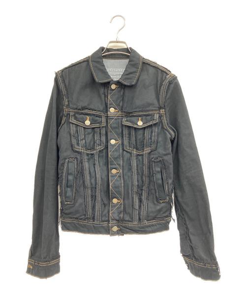 H&M（エイチアンドエム）H&M (エイチアンドエム) Maison Margiela (メゾンマルジェラ) デニムジャケット ブラック サイズ:Sの古着・服飾アイテム