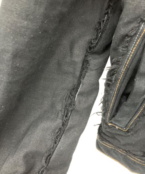 H&M（エイチアンドエム）H&M (エイチアンドエム) Maison Margiela (メゾンマルジェラ) デニムジャケット ブラック サイズ:Sの古着・服飾アイテム