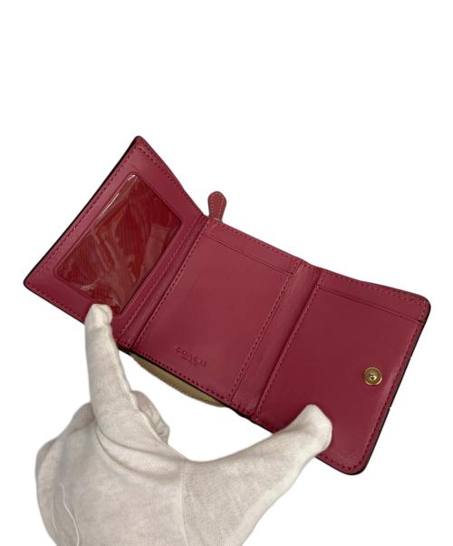 COACH（コーチ）COACH (コーチ) 3つ折り財布 ベージュの古着・服飾アイテム