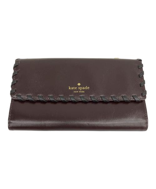 Kate Spade（ケイトスペード）Kate Spade (ケイトスペード) 長財布 ブラウンの古着・服飾アイテム