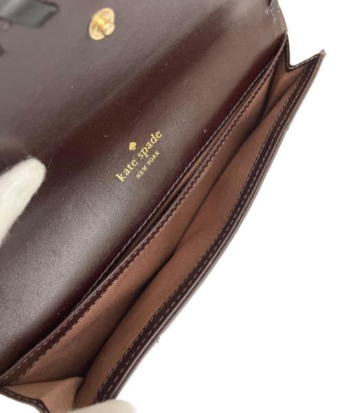 Kate Spade（ケイトスペード）Kate Spade (ケイトスペード) 長財布 ブラウンの古着・服飾アイテム
