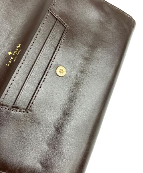 Kate Spade（ケイトスペード）Kate Spade (ケイトスペード) 長財布 ブラウンの古着・服飾アイテム