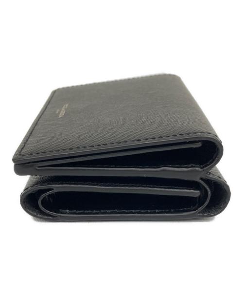 PELLE MORBIDA（ペッレモルビダ）PELLE MORBIDA (ペッレモルビダ) 3つ折り財布 ブラックの古着・服飾アイテム