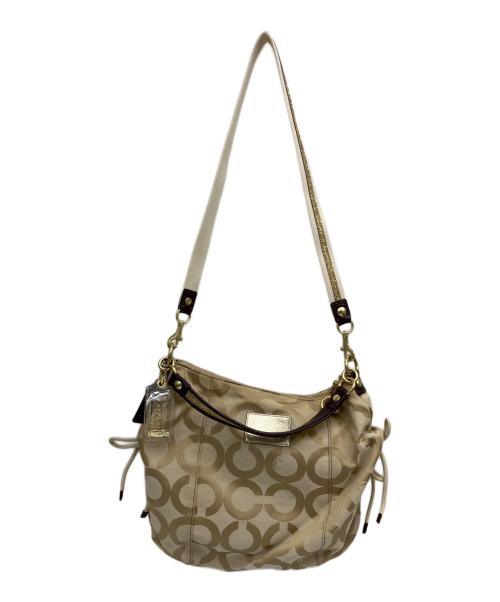 COACH（コーチ）COACH (コーチ) ショルダーバッグ ベージュの古着・服飾アイテム