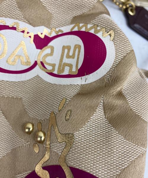 COACH（コーチ）COACH (コーチ) ショルダーバッグ ベージュの古着・服飾アイテム