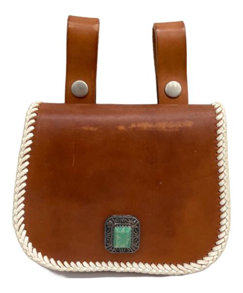 ALZUNI（アルズニ）ALZUNI (アルズニ) ベルトポーチ ブラウンの古着・服飾アイテム