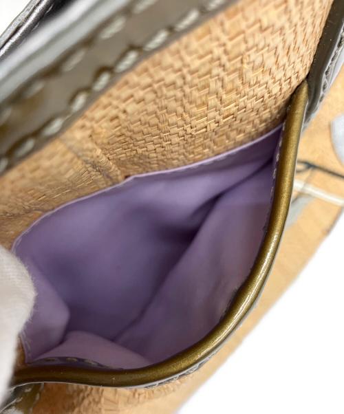 COACH（コーチ）COACH (コーチ) ストローバッグ ベージュの古着・服飾アイテム