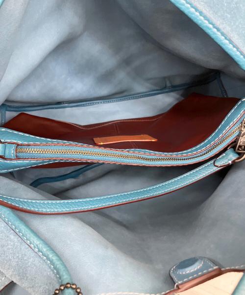 COACH（コーチ）COACH (コーチ) トートバッグ ブルーの古着・服飾アイテム