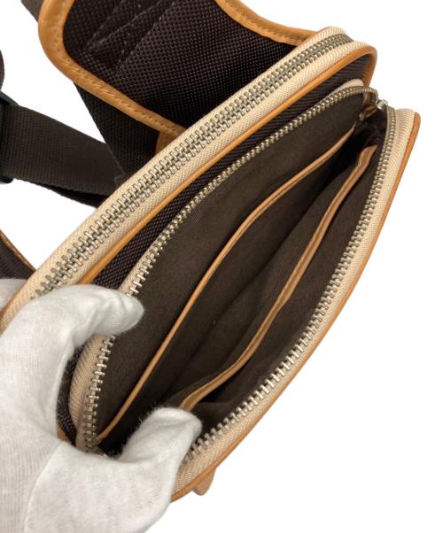 saad（サード）SAAD (サード) ウエストバッグ ブラウンの古着・服飾アイテム