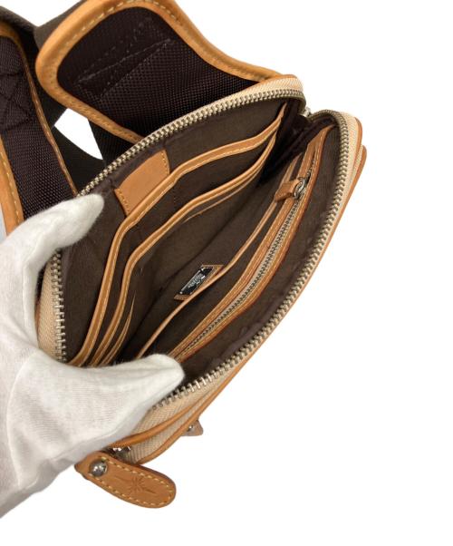 saad（サード）SAAD (サード) ウエストバッグ ブラウンの古着・服飾アイテム