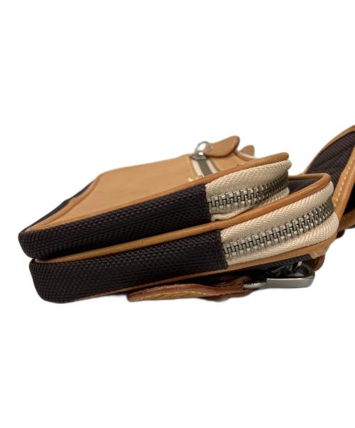 saad（サード）SAAD (サード) ウエストバッグ ブラウンの古着・服飾アイテム