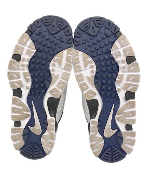 NIKE（ナイキ）NIKE (ナイキ) ミッドカットスニーカー AIR BARRAGE(エアバラージ) MID ホワイト×ネイビー サイズ:27の古着・服飾アイテム