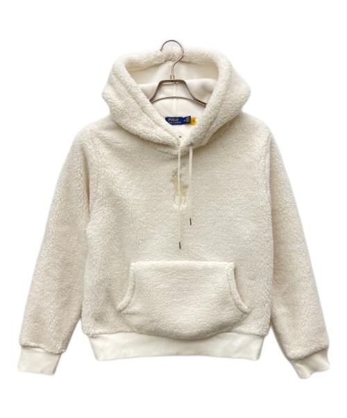 POLO RALPH LAUREN（ポロ・ラルフローレン）POLO RALPH LAUREN (ポロ・ラルフローレン) ボアパーカー ホワイト サイズ:Mの古着・服飾アイテム
