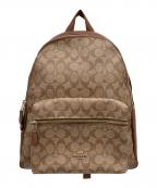 COACHコーチ）の古着「リュック シグネチャー」｜ブラウン