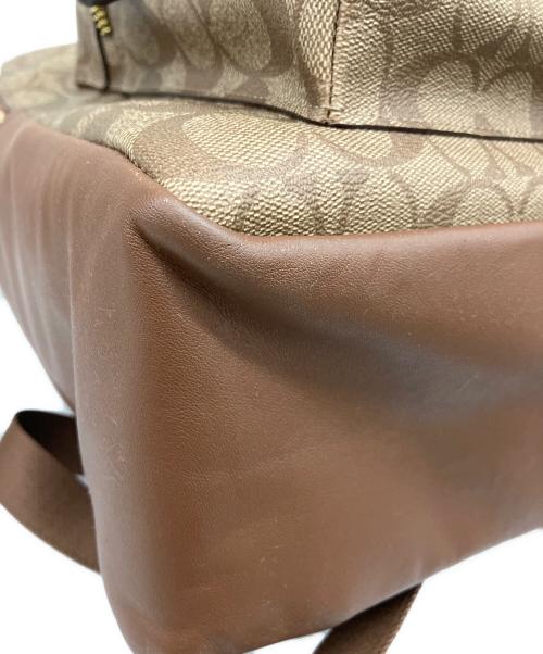 COACH（コーチ）COACH (コーチ) リュック シグネチャー ブラウンの古着・服飾アイテム