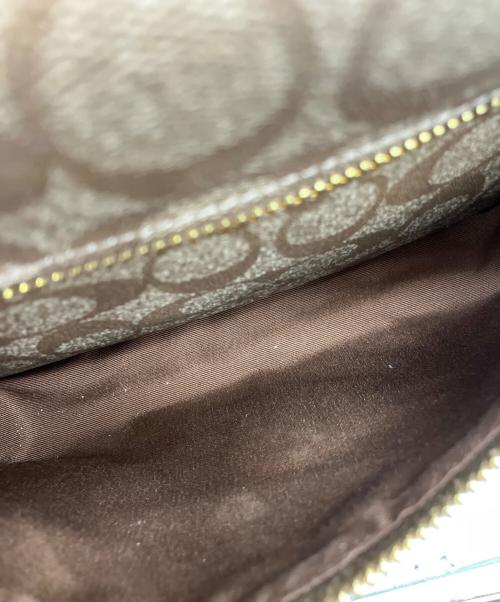 COACH（コーチ）COACH (コーチ) リュック シグネチャー ブラウンの古着・服飾アイテム