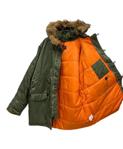 ALPHA（アルファ）ALPHA (アルファ) N-3Bタイプコート SPEC:Mil-J-6279モデル グリーン サイズ:5XLの古着・服飾アイテム