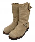 CHIPPEWAチペワ）の古着「エンジニアブーツ」｜ベージュ