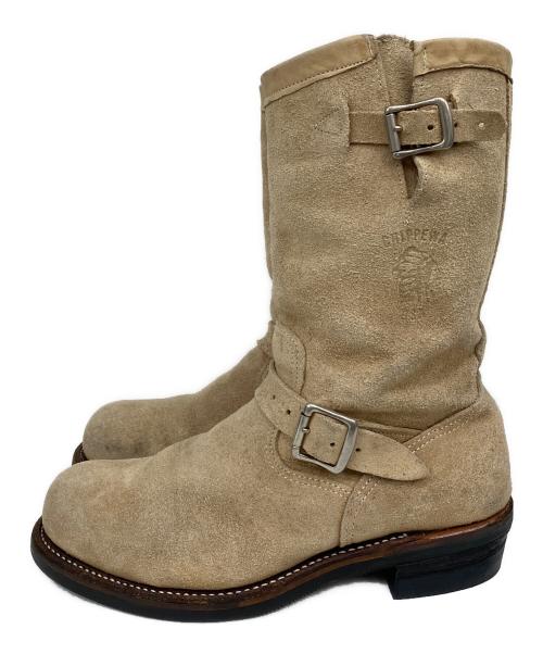 CHIPPEWA（チペワ）CHIPPEWA (チペワ) エンジニアブーツ ベージュ サイズ:8Eの古着・服飾アイテム