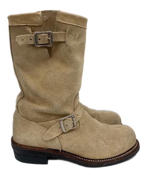 CHIPPEWA（チペワ）CHIPPEWA (チペワ) エンジニアブーツ ベージュ サイズ:8Eの古着・服飾アイテム