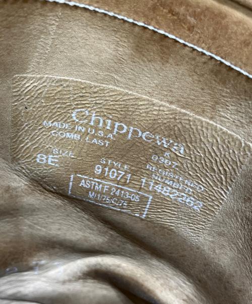 CHIPPEWA（チペワ）CHIPPEWA (チペワ) エンジニアブーツ ベージュ サイズ:8Eの古着・服飾アイテム