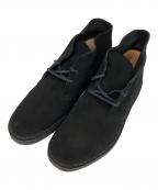 CLARKSクラークス）の古着「デザートブーツ」｜ブラック